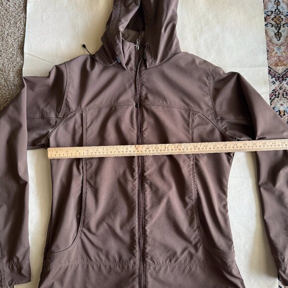 MARMOT Women's M Brown Full Zip Stand Collar Zip Pocket Hooded Jacket - Picture 5 of 17